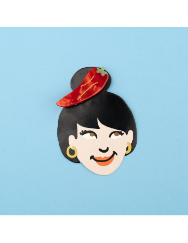 Spinka do włosów Papryka