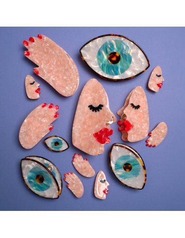 Spinka do włosów Twarz