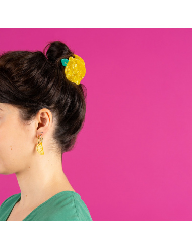 Kolczyki Cytryna