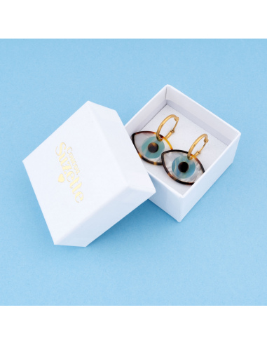 Kolczyki Niebieskie oko