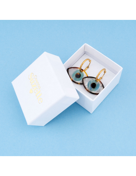 Kolczyki Niebieskie oko