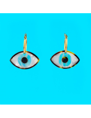 Kolczyki Niebieskie oko