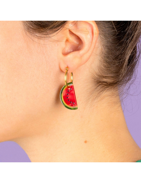 Kolczyki Arbuz
