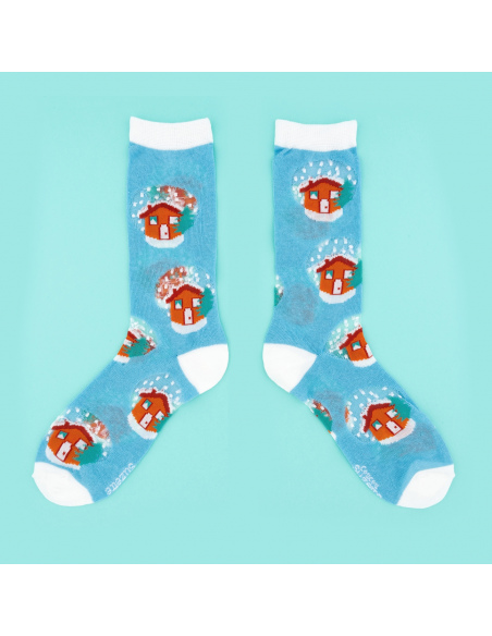 Skarpetki przezroczyste Kula śnieżna