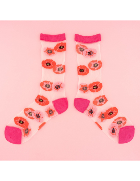 Skarpetki przezroczyste Maki