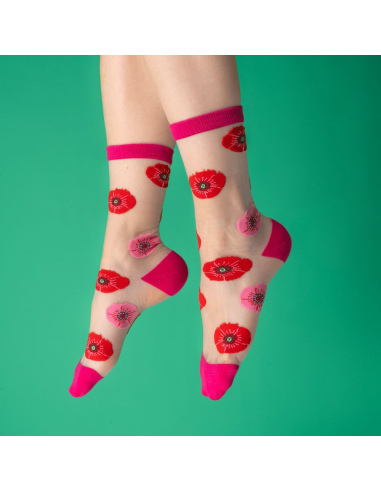 Skarpetki przezroczyste Maki