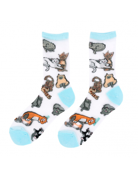 Skarpetki przezroczyste Miaou