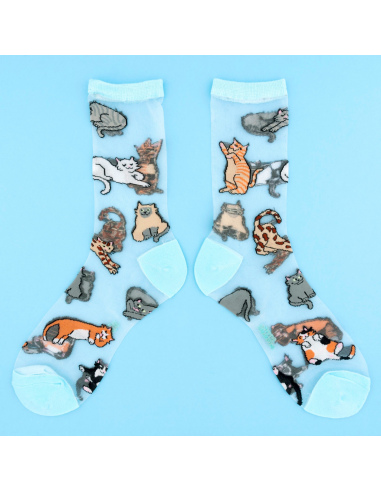 Skarpetki przezroczyste Miaou