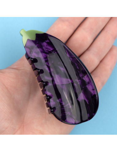 Klamra do włosów Bakłażan