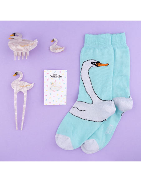 Klamra do włosów Łabędź