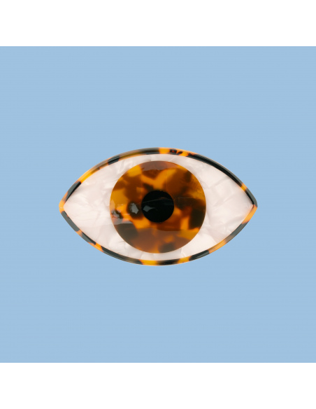 Klamra do włosów Oko brązowe