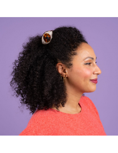 Klamra do włosów Oko brązowe