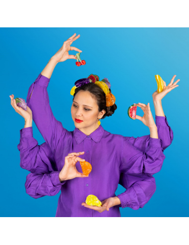 Klamra do włosów Pomarańcza