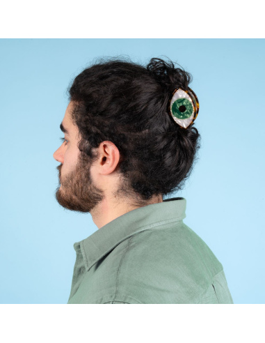 Klamra do włosów Oko zielone