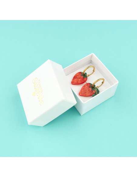 Kolczyki Truskawka
