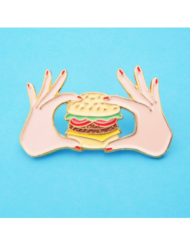 Pins - przypinka Burger