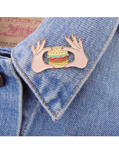 Pins - przypinka Burger 2