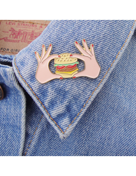Pins - przypinka Burger