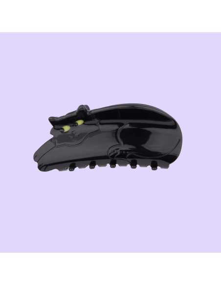 Klamra do włosów Czarny kot