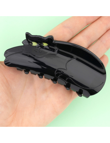 Klamra do włosów Czarny kot