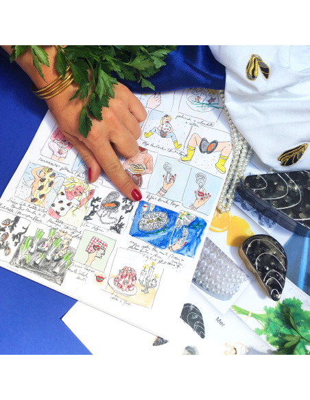 Klamra do włosów Małż