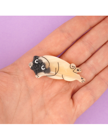 Spinka do włosów Mops