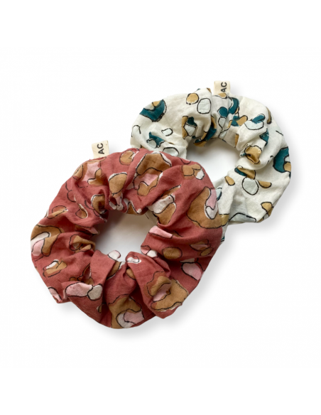 Duża gumka do włosów Manju "GRAOU" LITTLE & TALL X APACHES C. Jungle