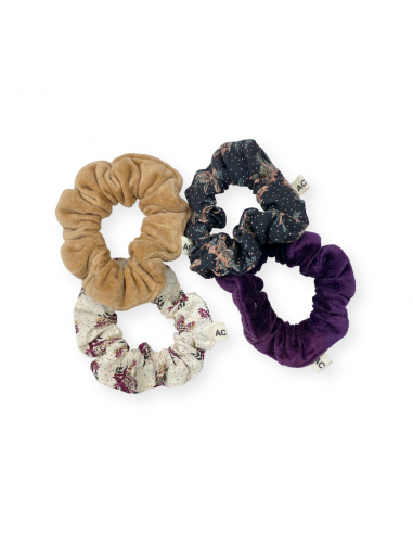 Mała gumka do włosów Manju Ananas Charbon