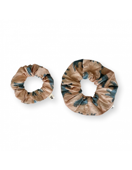 Mała gumka do włosów Manju Bengale Cappuccino