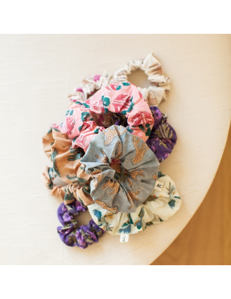 Mała gumka do włosów Manju Bengale Céladon