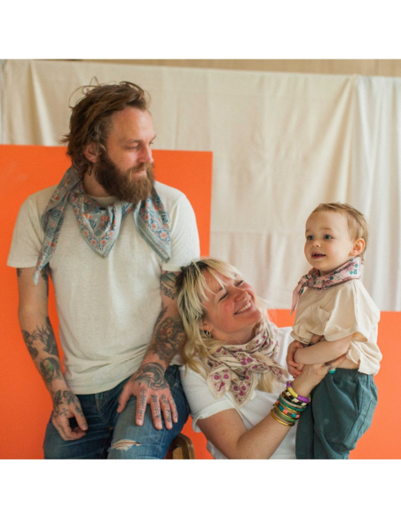 Duża apaszka Latika "Bouton d' or" Coquillage