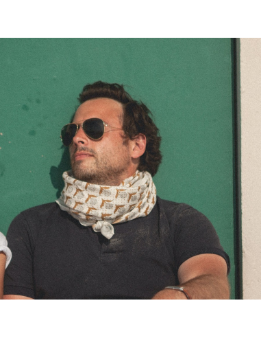 Duża apaszka Latika "Lotus" Désert