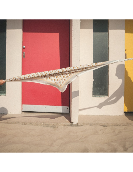 Duża apaszka Latika "Lotus" Désert