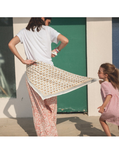 Duża apaszka Latika "Lotus" Désert