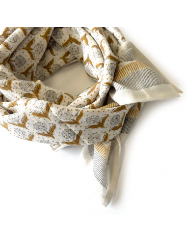 Duża apaszka Latika "Lotus" Désert