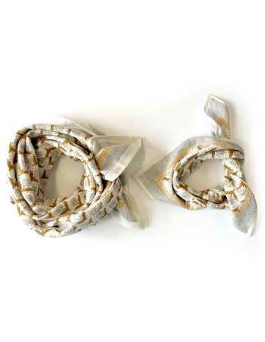 Duża apaszka Latika "Lotus" Désert