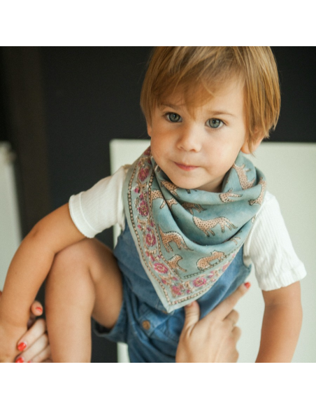 Mała apaszka Manika Bengale Céladon