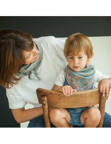 Mała apaszka Manika Bengale Céladon