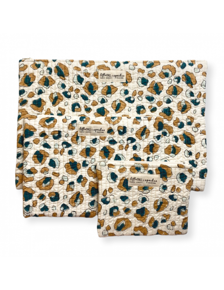 Duży pokrowiec na laptopa LANA "GRAOU" LITTLE & TALL X APACHES C. Jungle