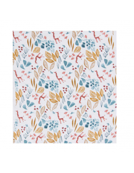 Zestaw trzech muślinowych pieluszek Sous Mon Baobab