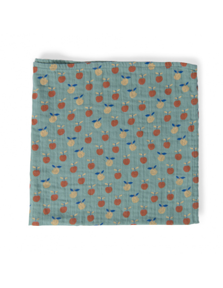 Zestaw trzech muślinowych pieluszek Pomme des Bois