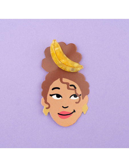 Spinka do włosów Banan