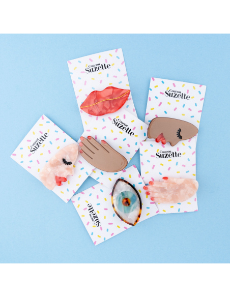 Spinka do włosów Usta