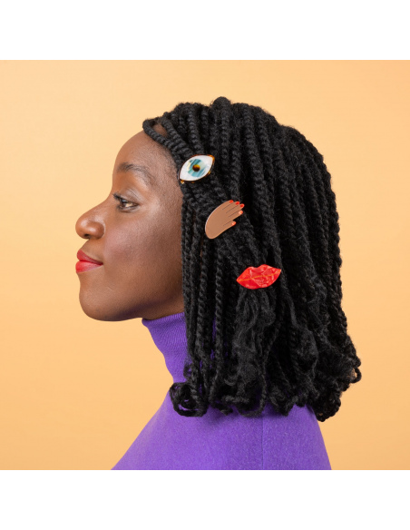 Spinka do włosów Usta