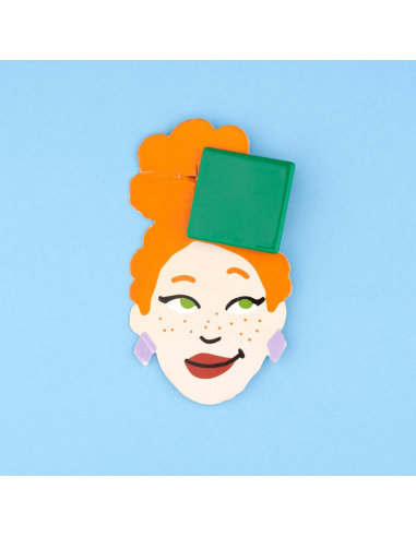 Spinka do włosów Kwadrat