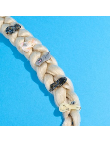 Spinka do włosów Czarny kot