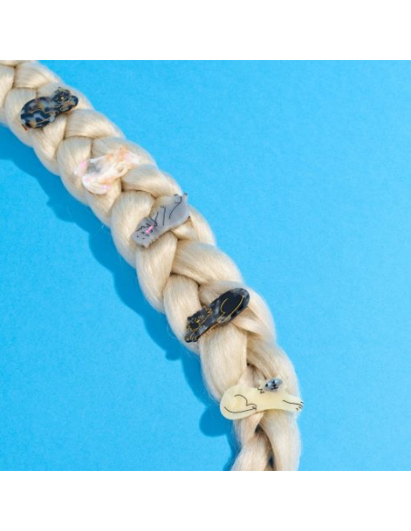 Spinka do włosów Czarny kot